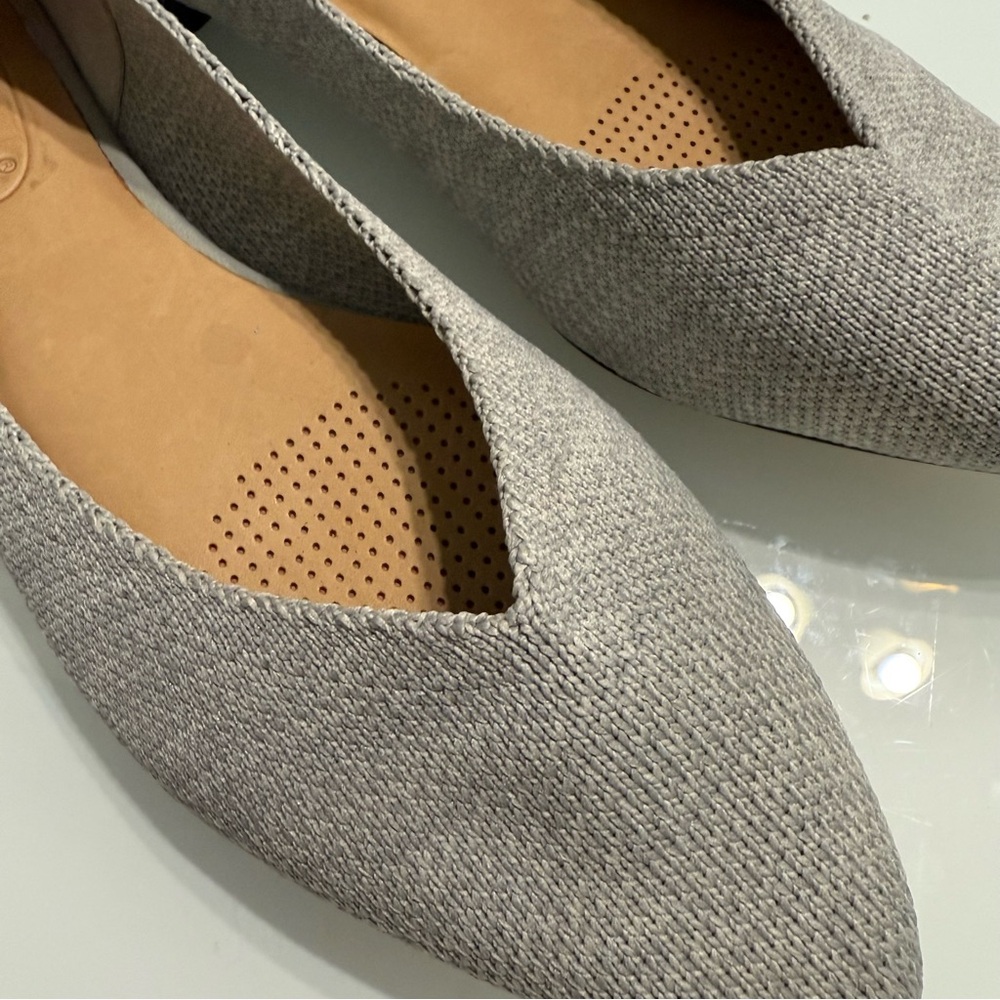 Corso Como Textured Gray Women's Flats